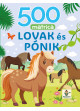 500 matrica -  Lovak és pónik 
