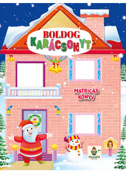 Boldog karácsonyt! Matricás könyv