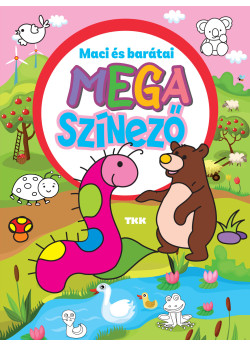 Mega színező - Maci és barátai