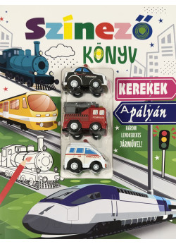 Színező könyv - kerekek a pályán