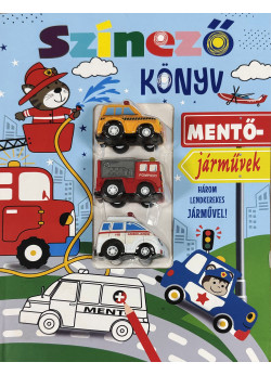 Színező könyv - mentőjárművek