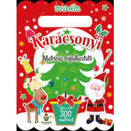 Vidám karácsonyi matricás foglalkoztató