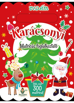 Vidám karácsonyi matricás foglalkoztató