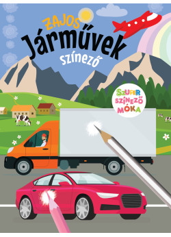 Zajos járművek - szuper színező móka csomag