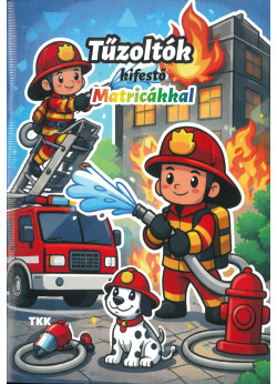 Tűzoltók kifestő - Matricákkal