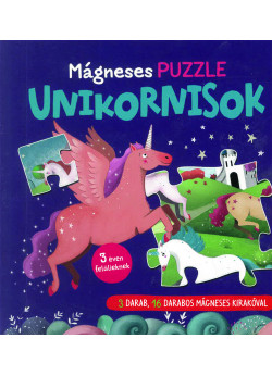 Mágneses puzzle - Unikornisok
