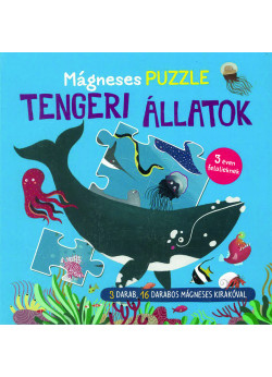 Mágneses puzzle - Tengeri állatok