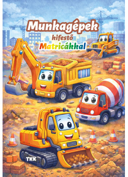 Munkagépek kifestő-Matricákkal