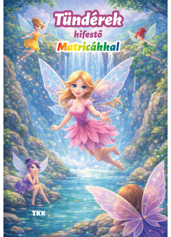 Tündérek kifestő - Matricákkal