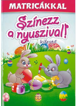 Kifestő matricákkal - Színezz a nyuszival!