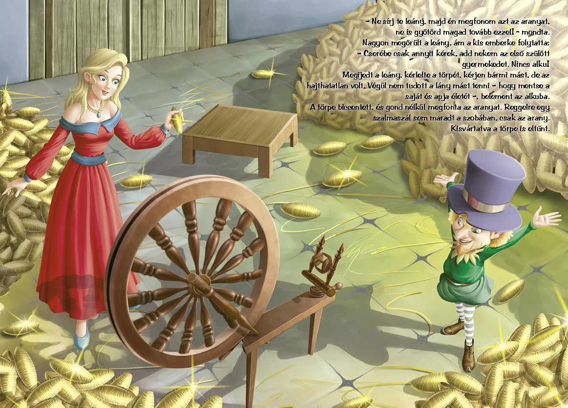 Grimm meséi (Aranyhaj, A békakirályfi, Rumpelstiltskin, A manók és a cipész) Grimm meséi (Aranyhaj, A békakirályfi, Rumpelstiltskin, A manók és a cipész)