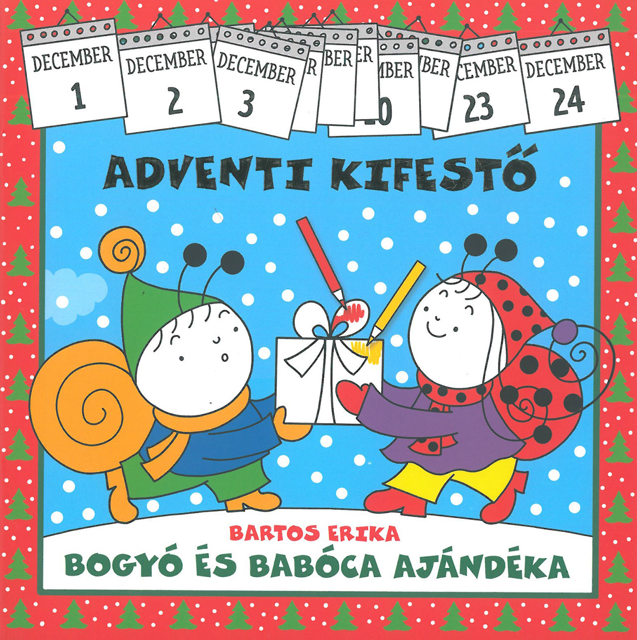 Bogyó és Babóca ajándéka - Adventi kifestő