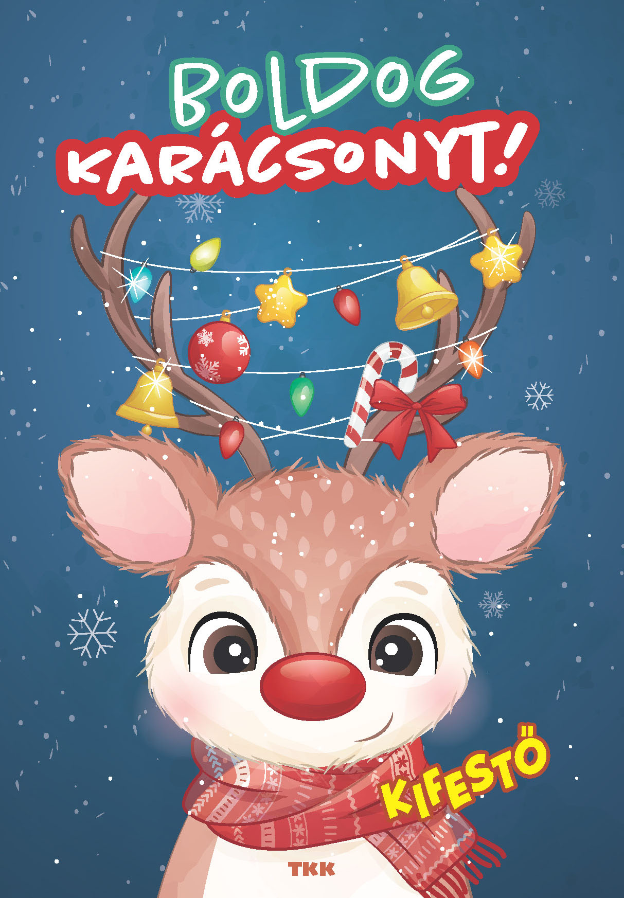 Boldog karácsonyt kifestő