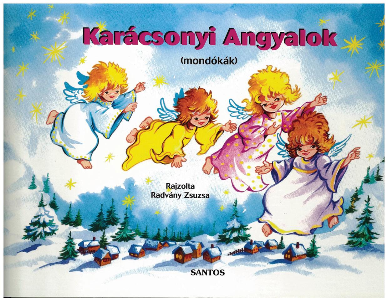 Karácsonyi angyalok (mondókák) - leporelló