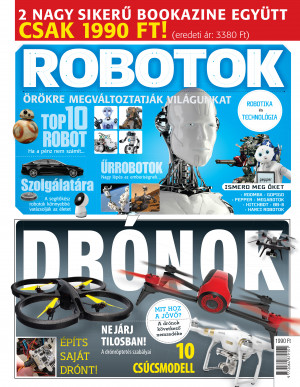 Robotok + Drónok - 2 db Bookazine