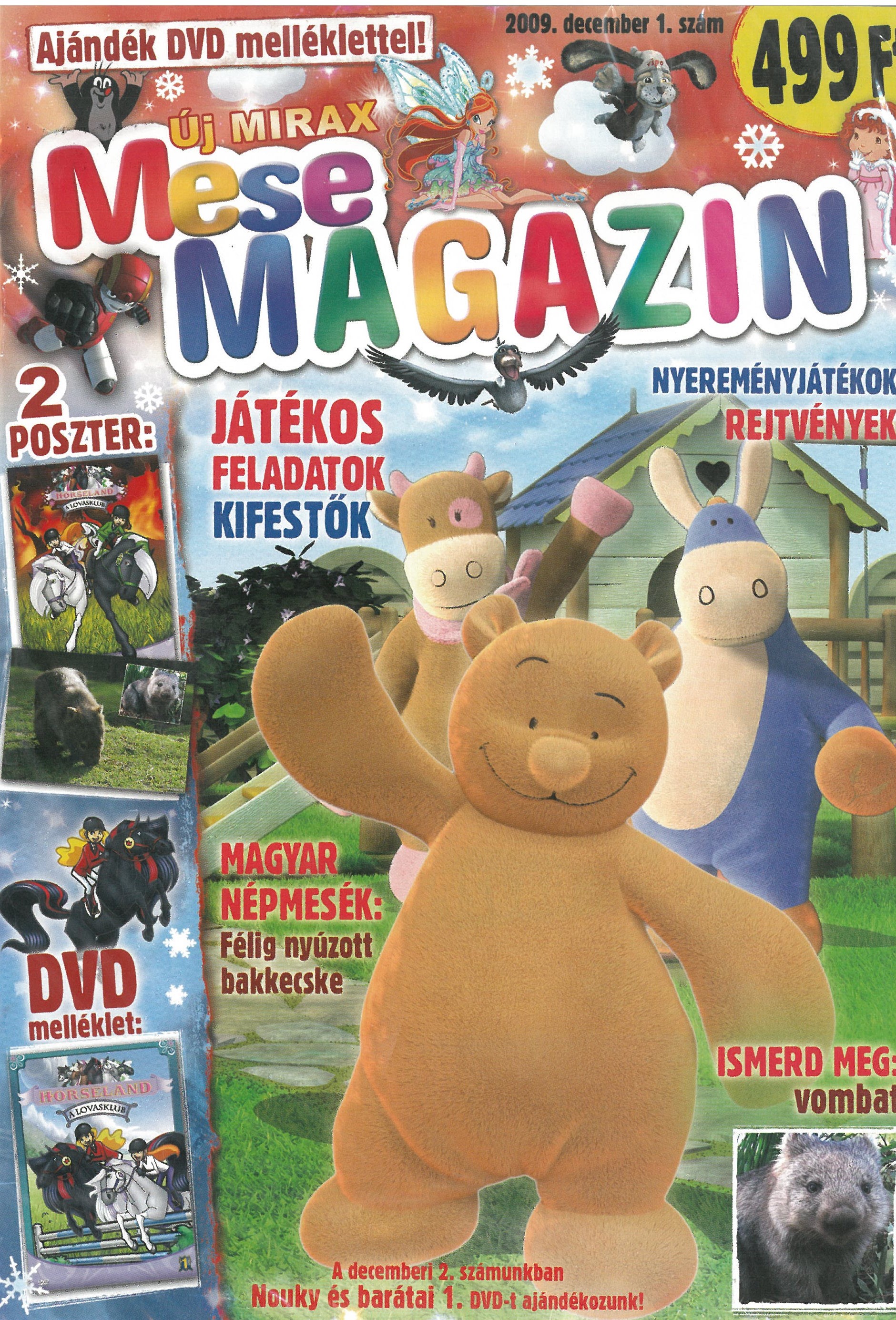 Mirax mesemagazin ajándék DVD-vel 2009. december (A5)