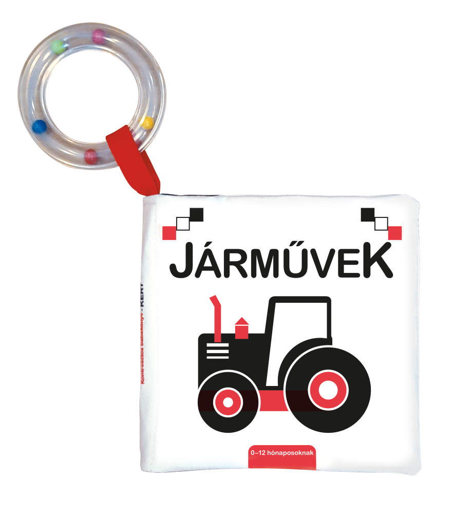Kontrasztos babakönyv - Járművek 