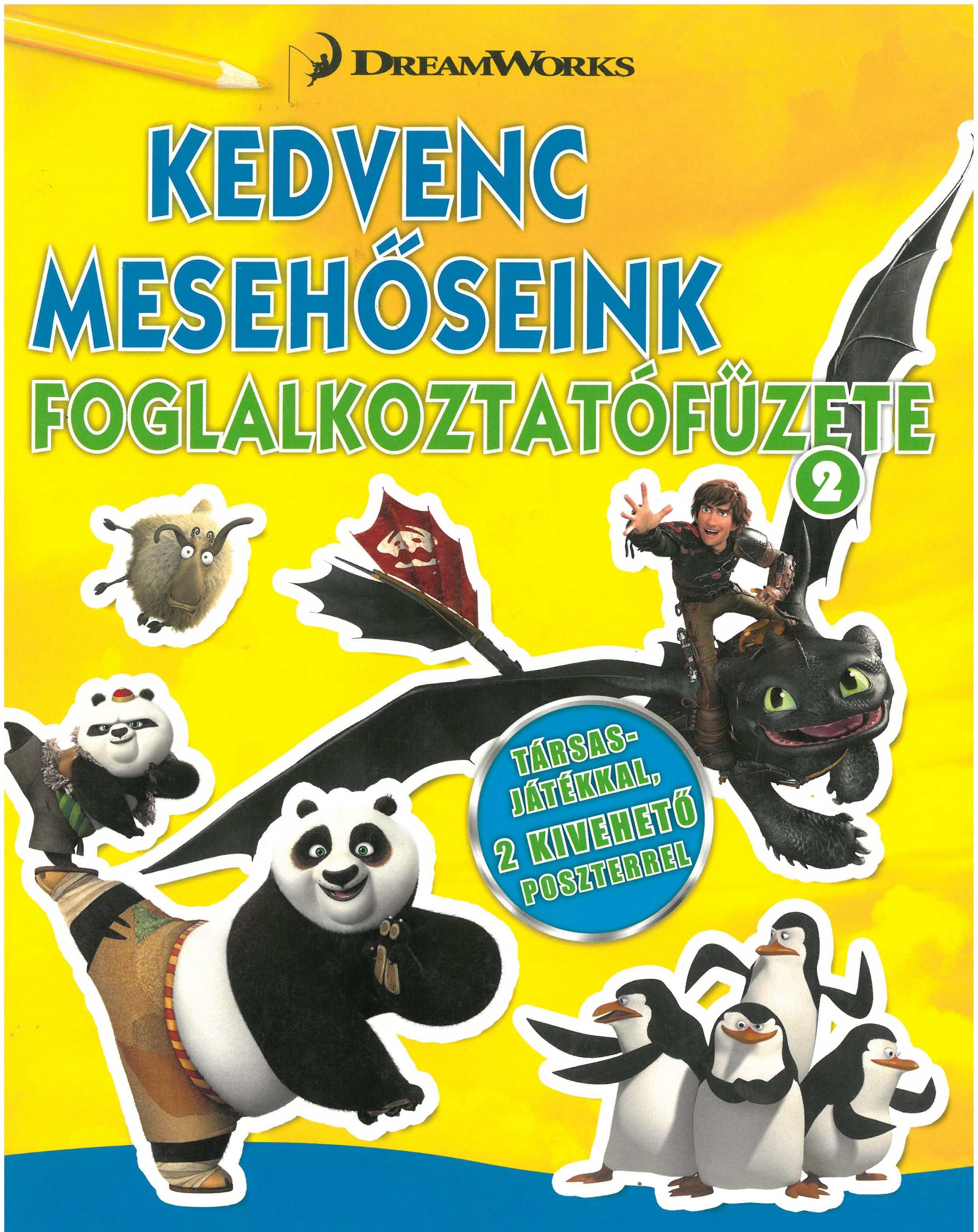 Kedvenc mesehőseink foglalkozatófüzete 2.