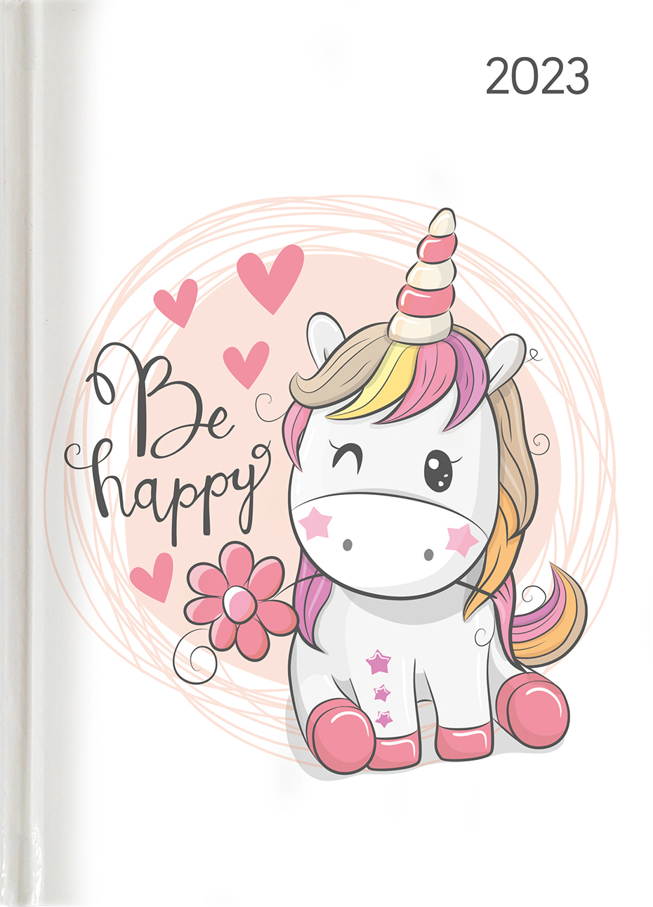 Határidőnapló  2023 -  Ladytimer Unicorn  A6.