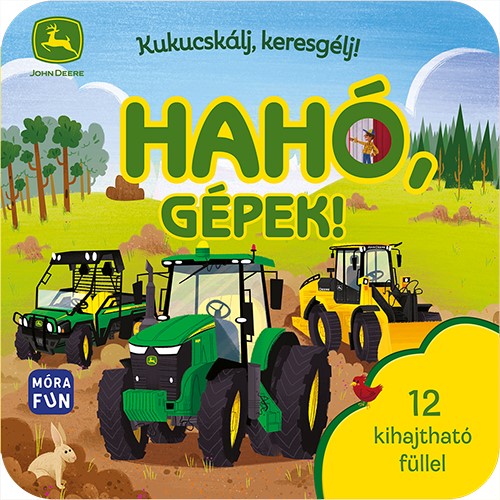 Kukucskálj, keresgélj! - Hahó, gépek! - 12 kihajtható füllel! 