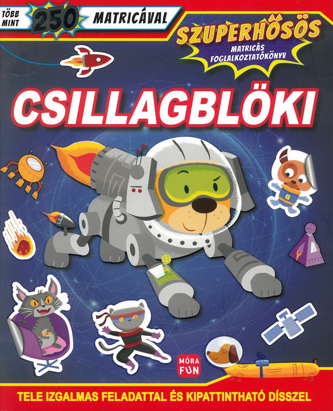 Csillagblöki - Szuperhősös matricás foglalkoztatókönyv