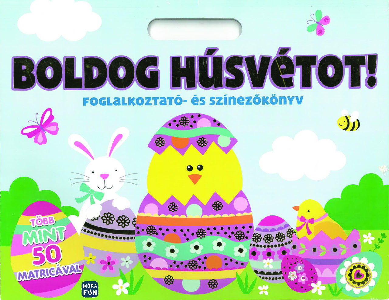 Boldog húsvétot! - Foglalkoztató- és színezőkönyv - esztétikai hibás borítós