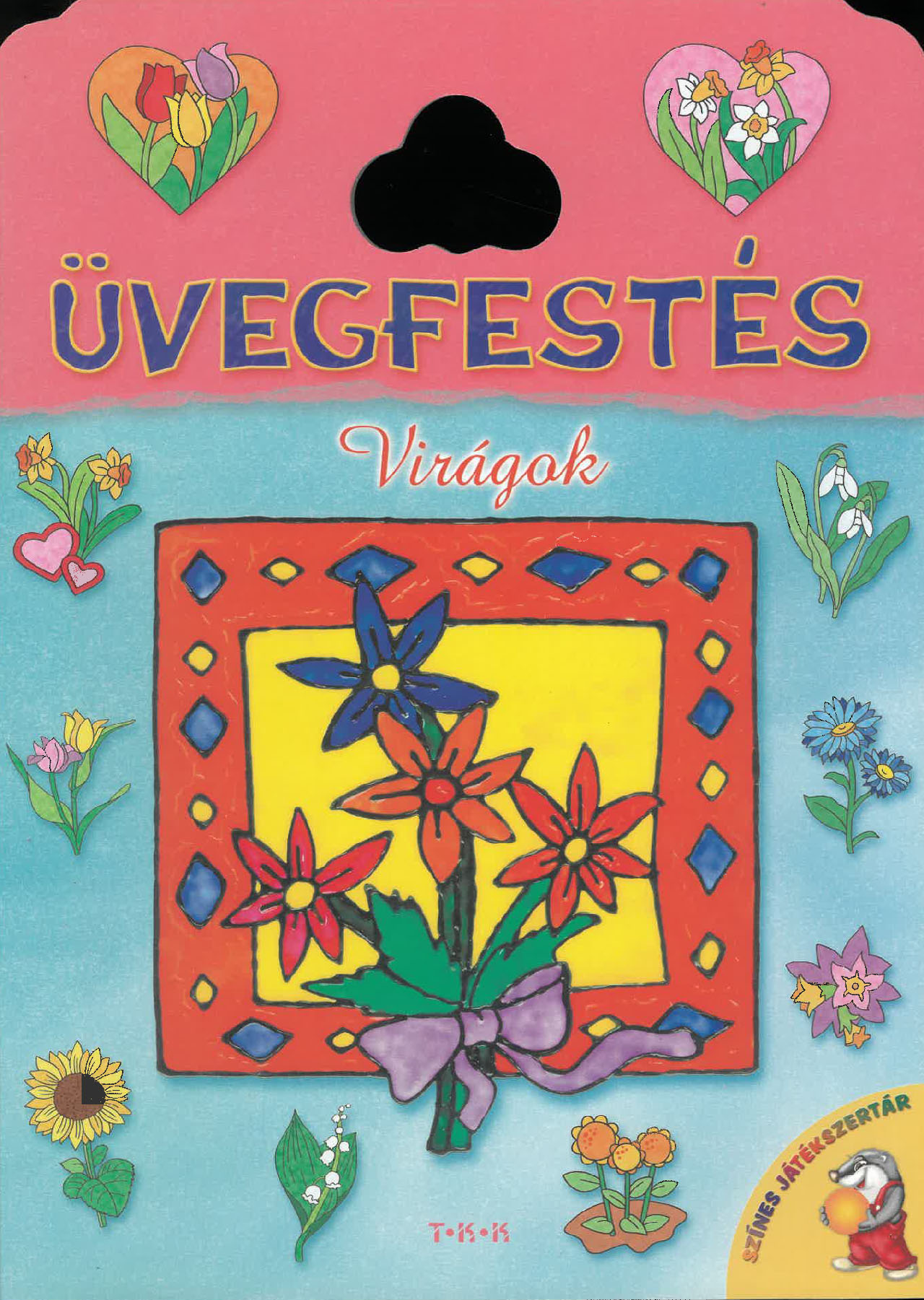 Üvegfestés / Virágok