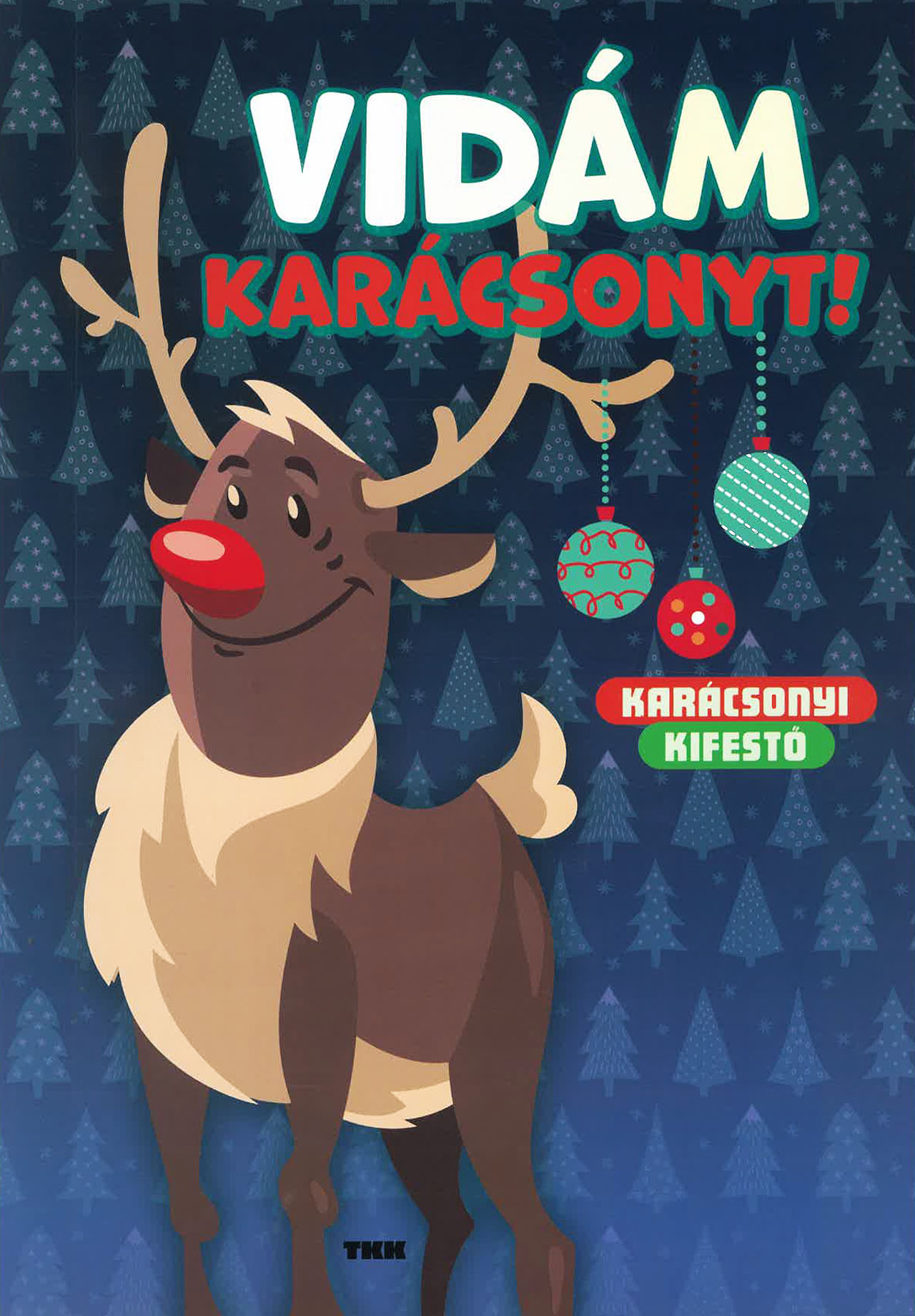 Karácsonyi kifestő - Vidám karácsonyt!