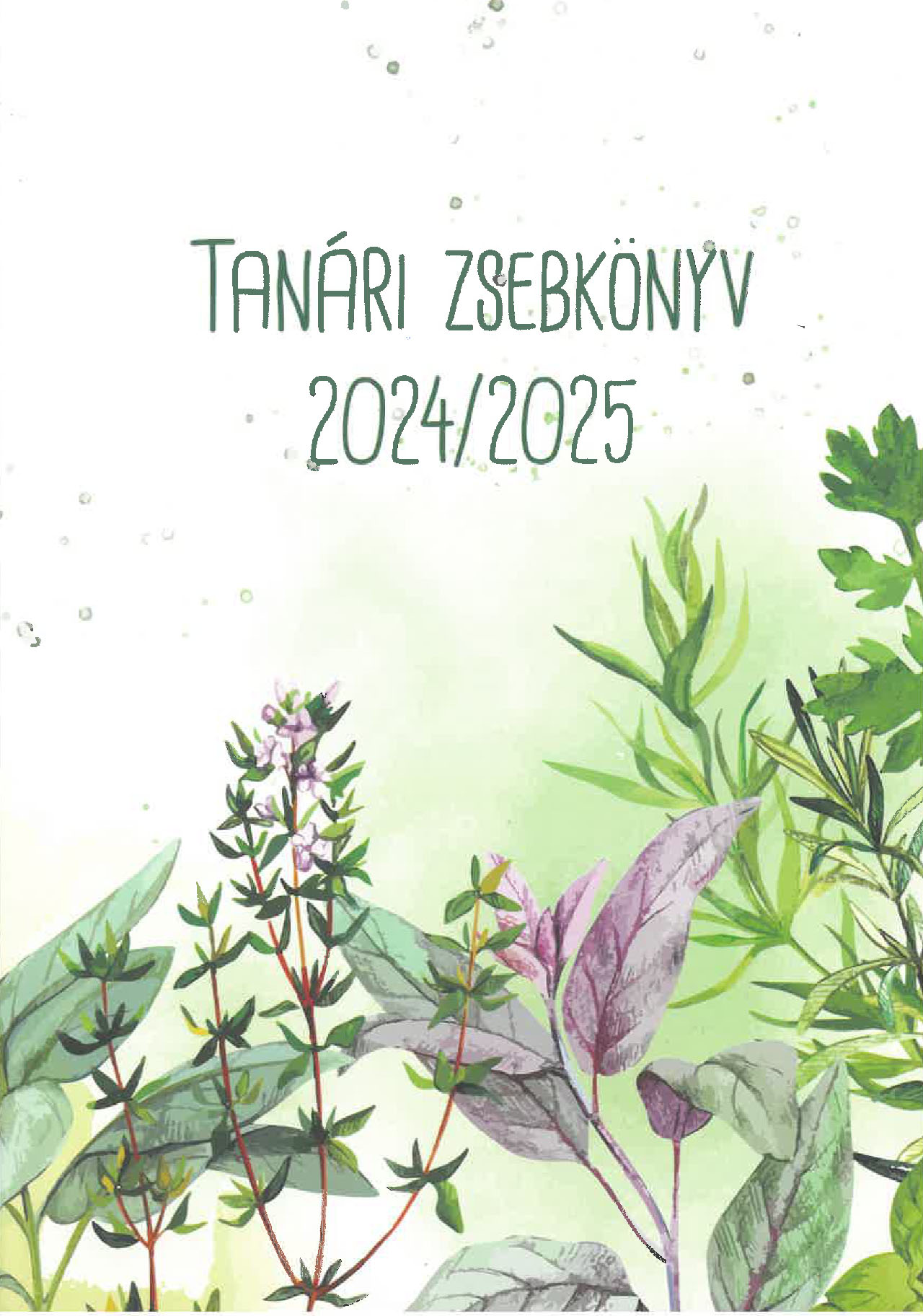 Tanári zsebkönyv 2024-2025 herbárium 5311-71