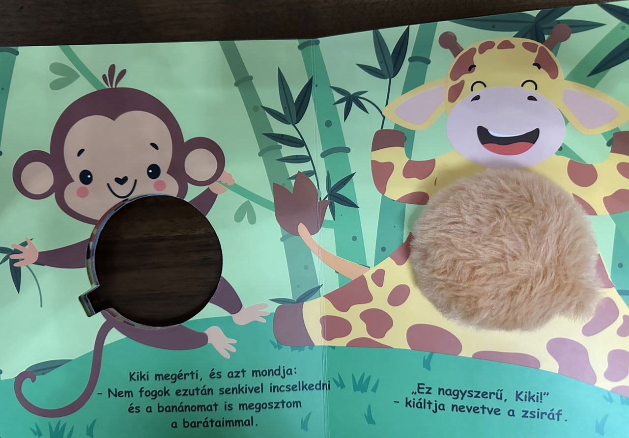 Érintsd és nyomd!  - A csintalan majom Érintsd és nyomd!  - A csintalan majom