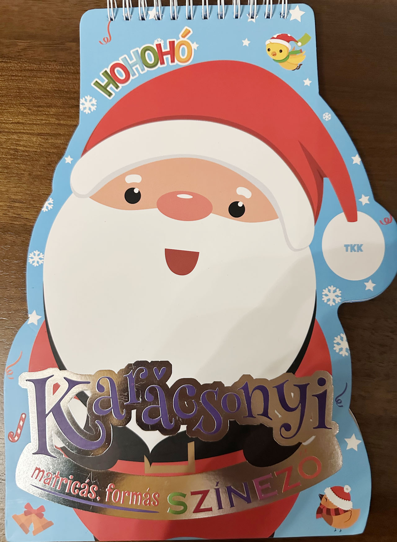 Karácsonyi matricás színező Karácsonyi matricás színező