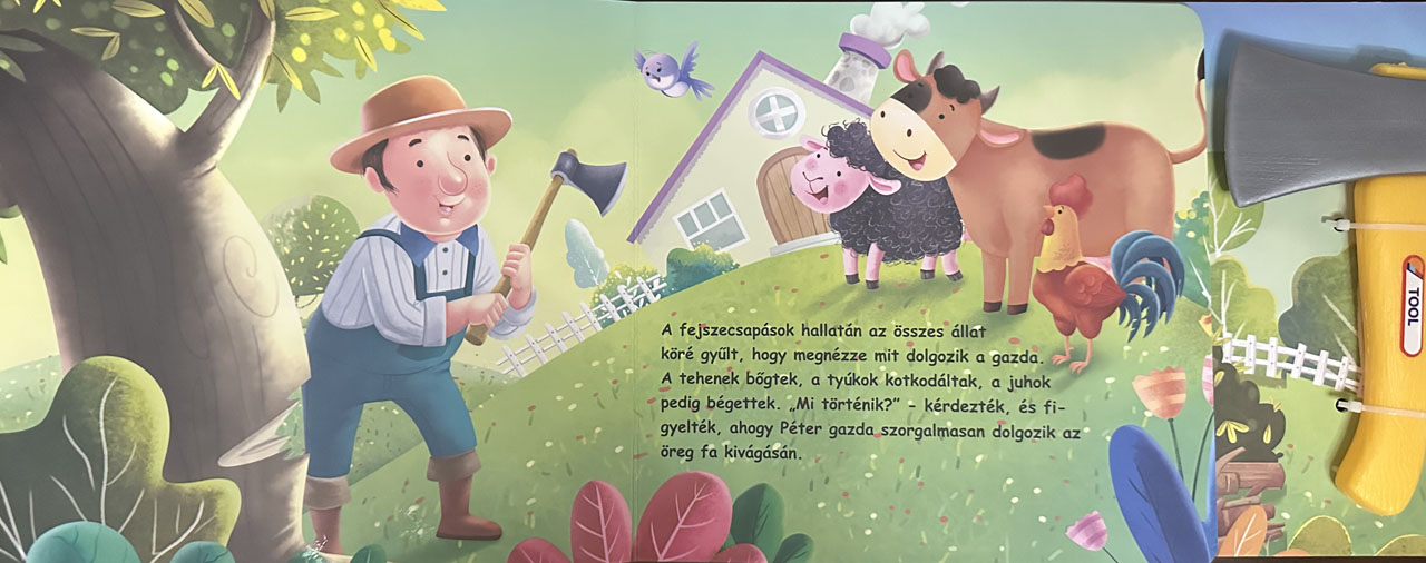 Péter gazda fát vág Péter gazda fát vág