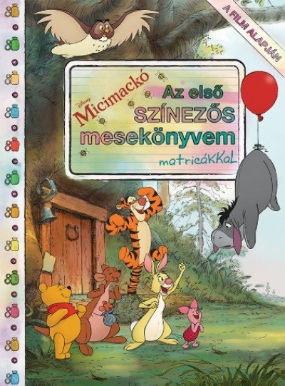 Micimackó - Első színezős mesekönyvem matricákkal (új kiadás)