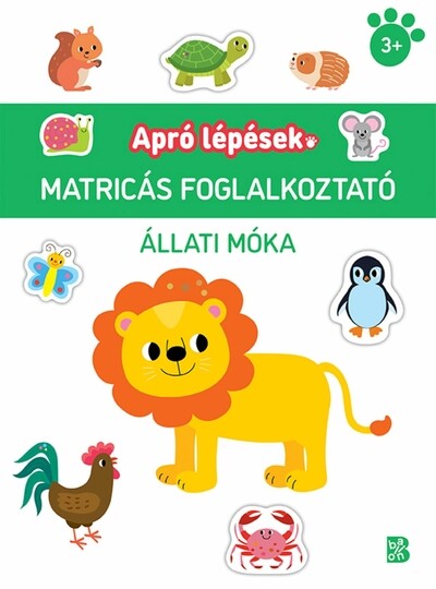 Apró lépések - Állati móka - Matricás foglalkoztató