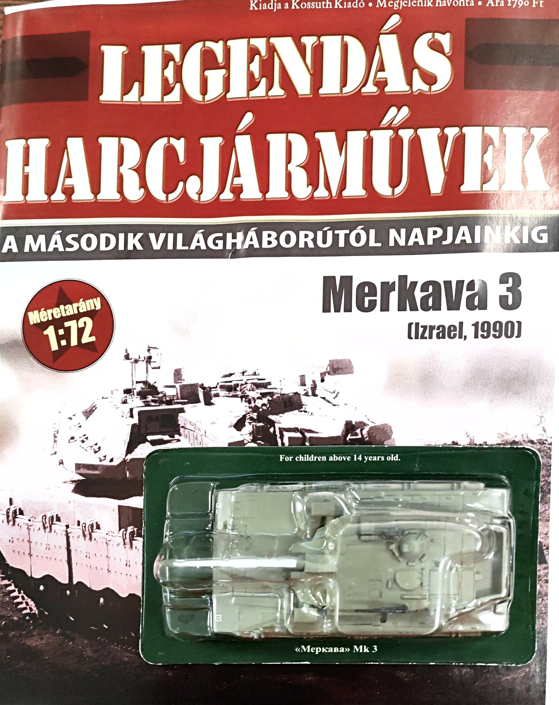 Legendás harcjárművek ajándék harcjárművek MERKAVA 3