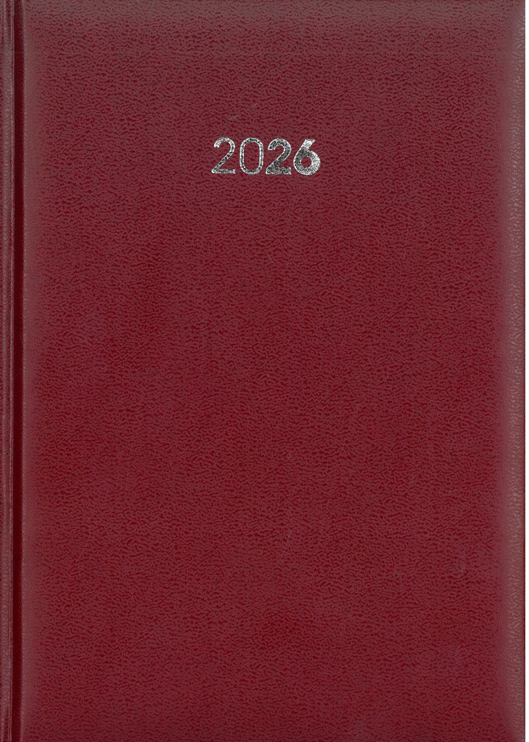 2026 határidőnapló PGD napi BORDÓ