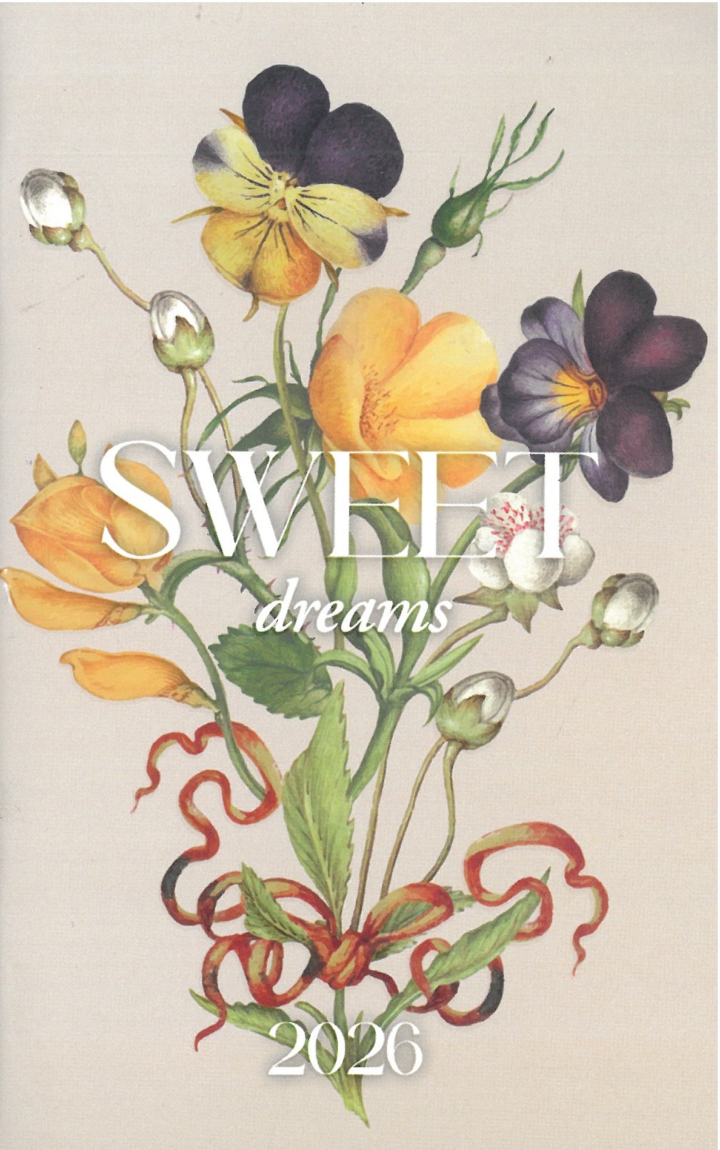 2026 zsebnaptár A6 tűzött  Sweet Dreams