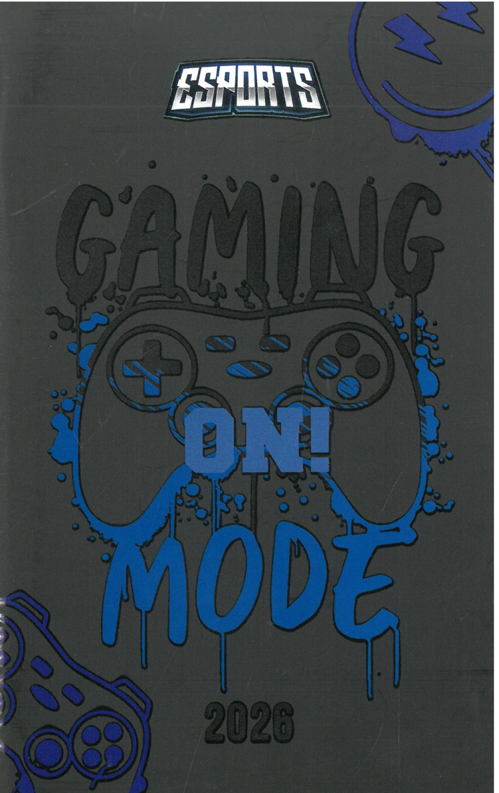2026 zsebnaptár A6 tűzött  Gaming on mode