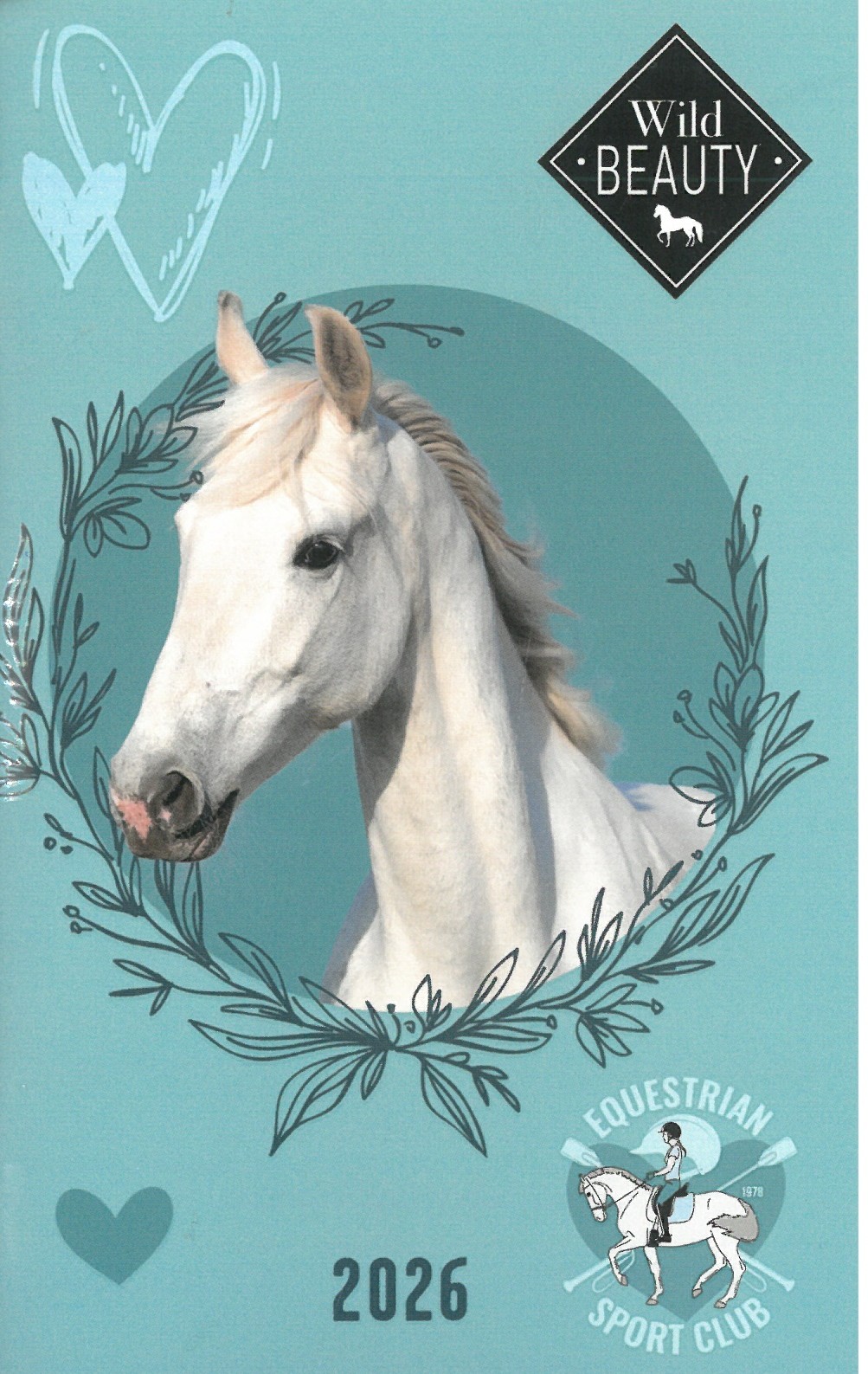 2026 zsebnaptár A6 tűzött  Wild Beauty