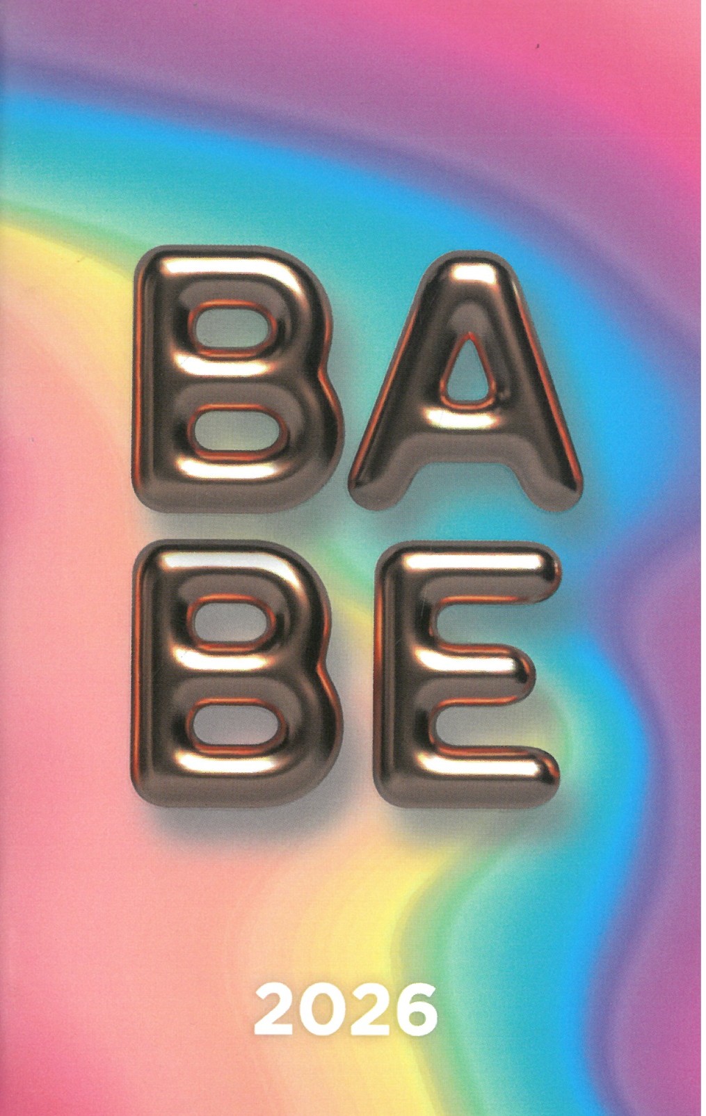 2026 zsebnaptár A6 tűzött  BABE