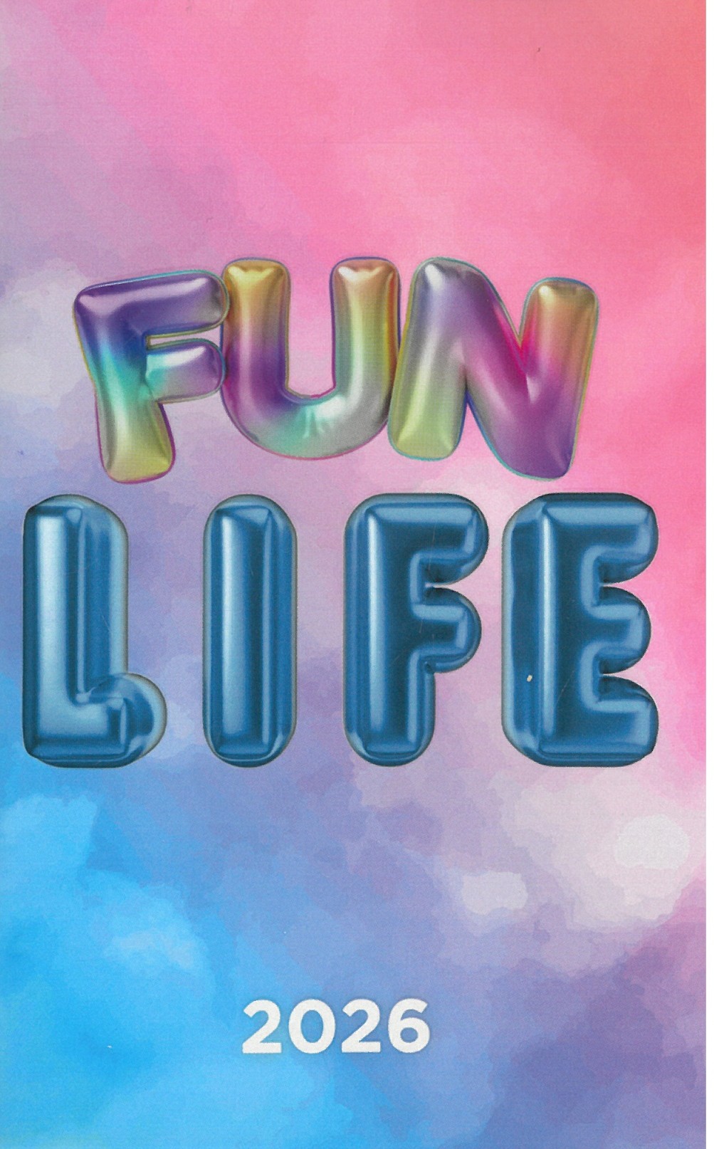 2026 zsebnaptár A6 tűzött  FUN LIFE