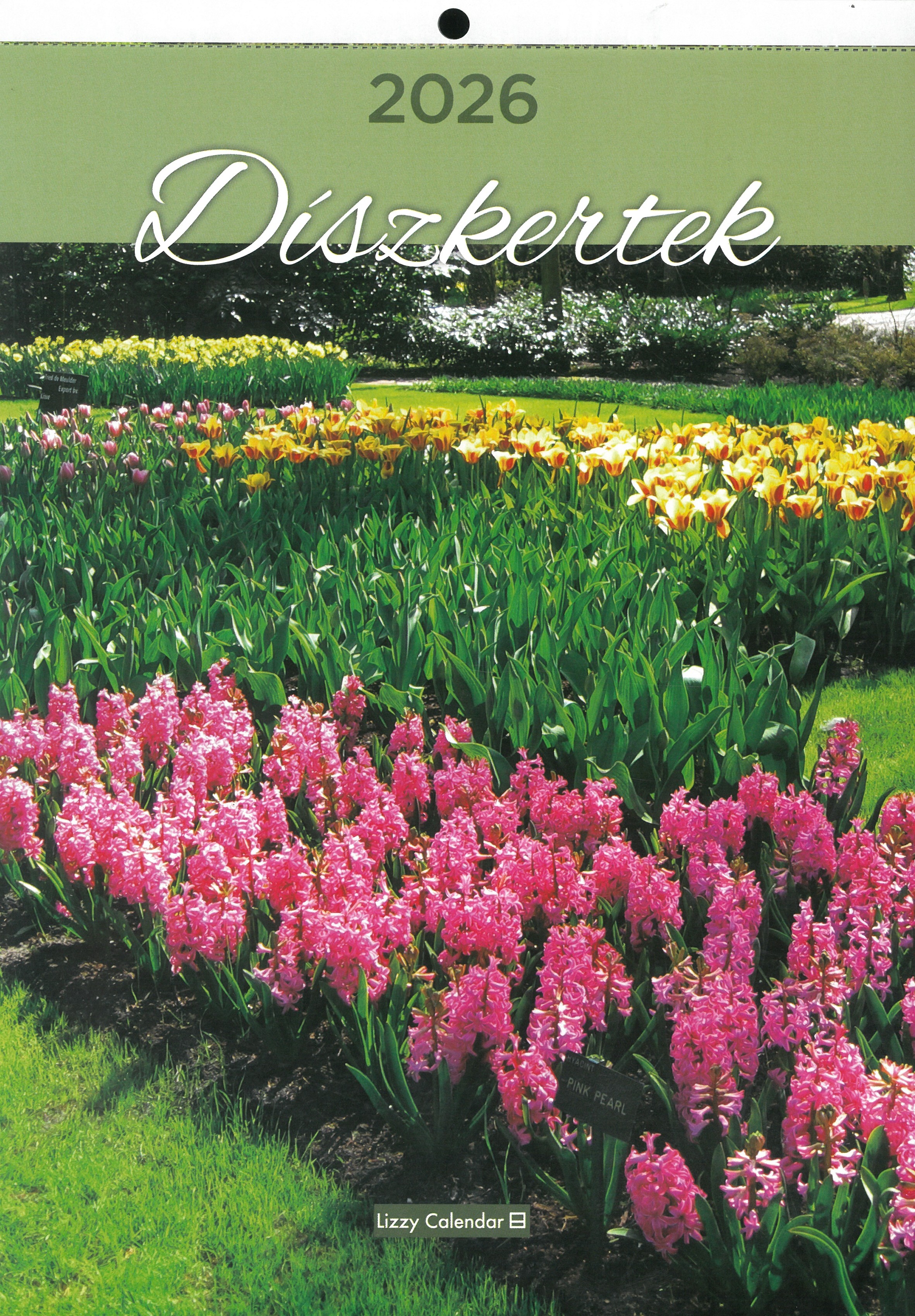 2026 falinaptár Díszkertek (keskeny)