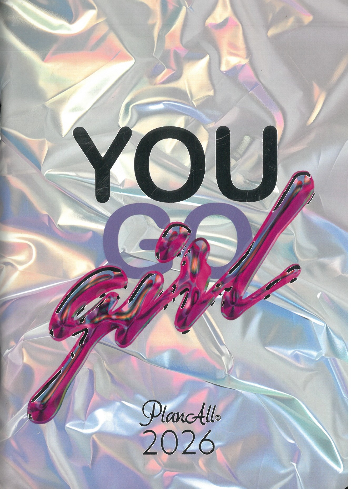 2026 zsebnaptár B6 tűzött  YOU GO GIRL