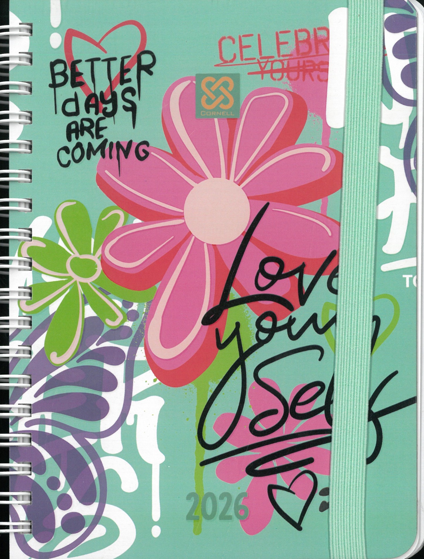 2026 spirálozott B6 határidőnapló LOVE YOUSELF