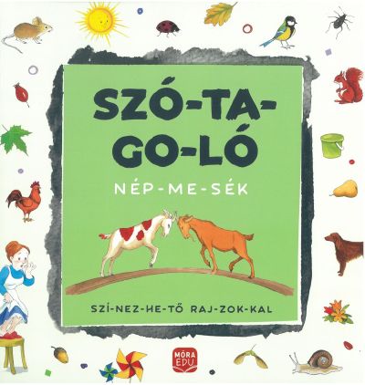 Szótagoló - Nép-me-sék - szí-nez-he-tő raj-zok-kal