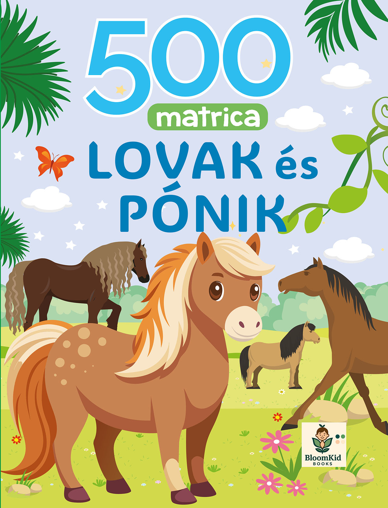 500 matrica -  Lovak és pónik 