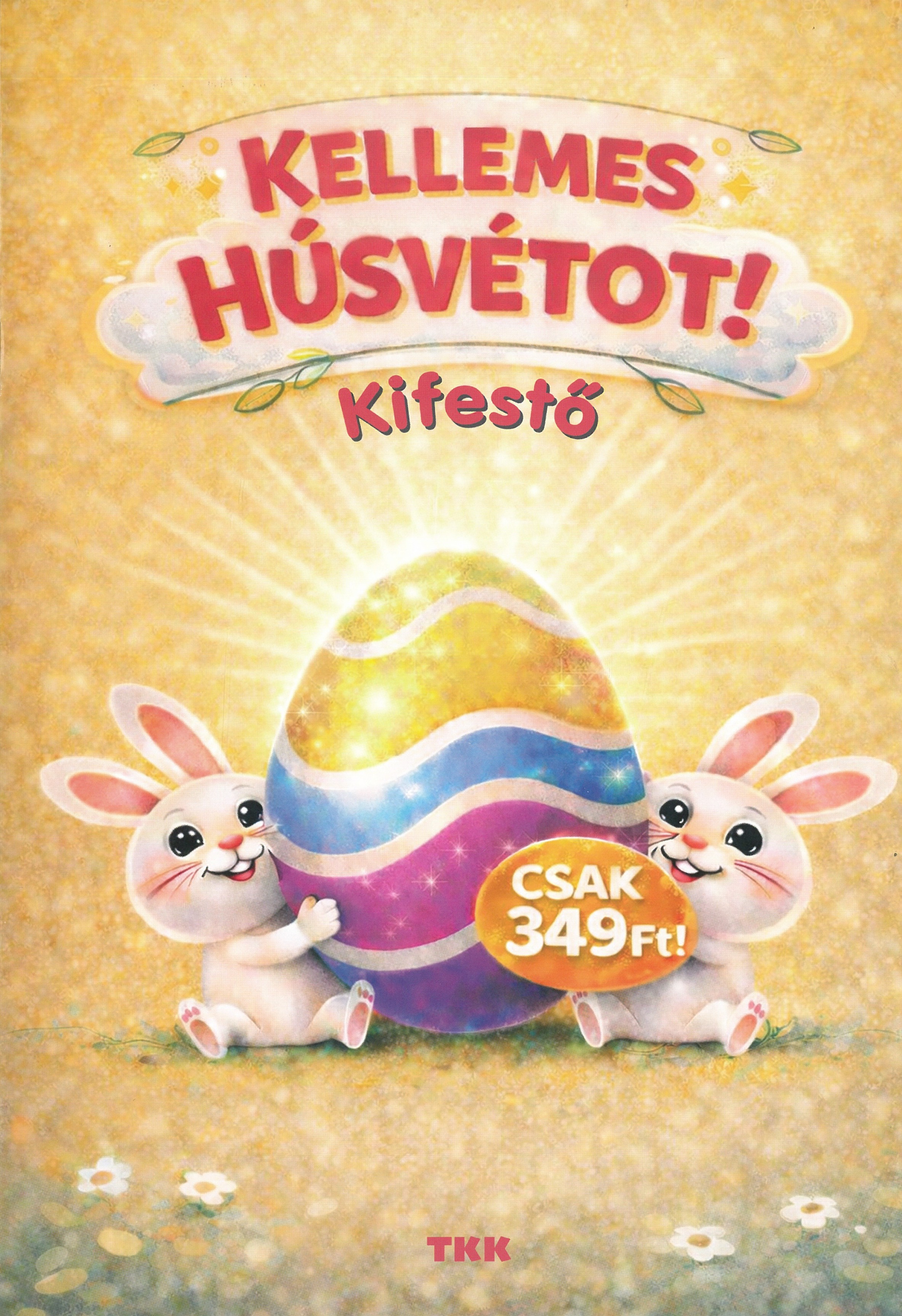 Kellemes húsvétot kifestő