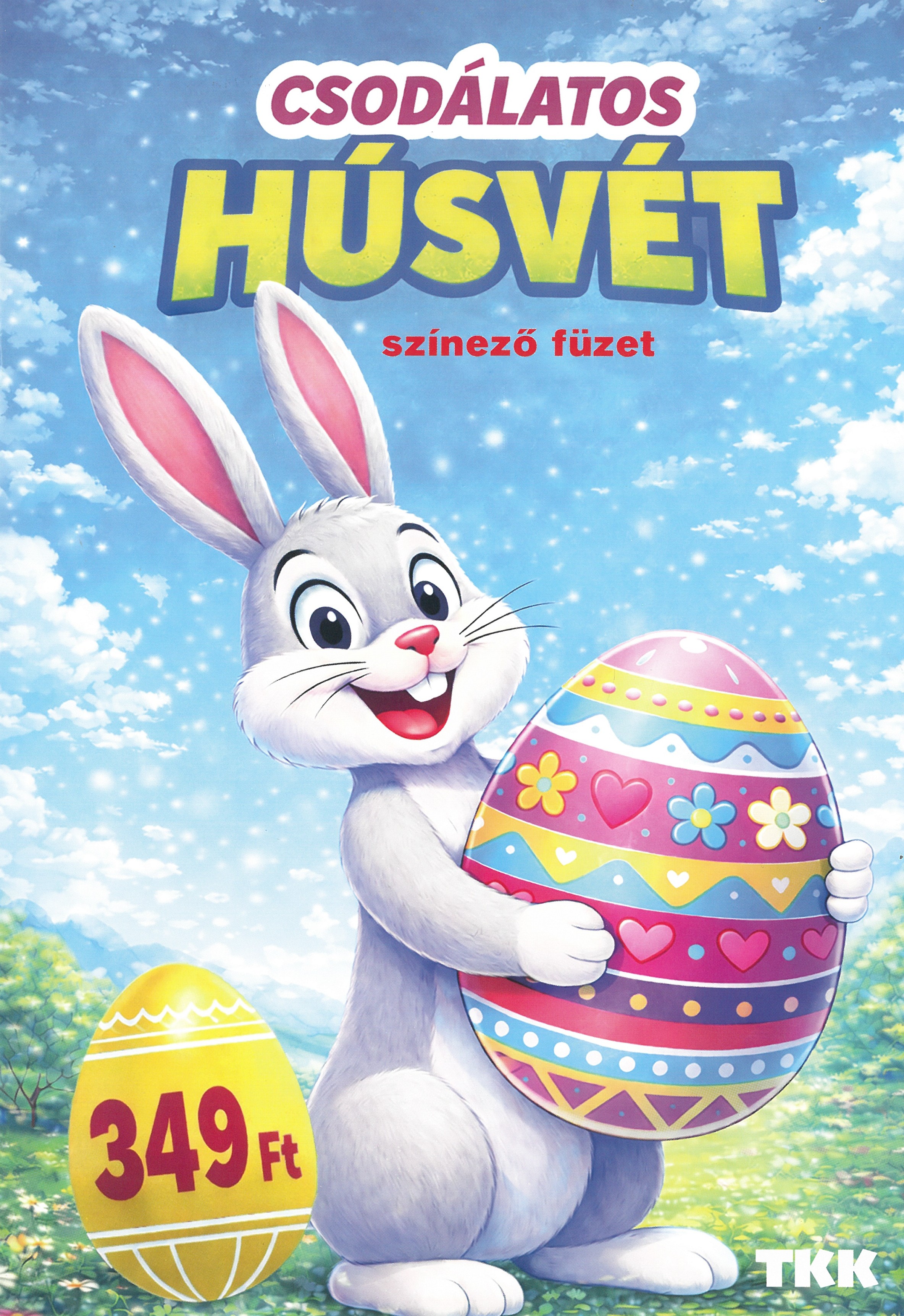 Húsvéti kifestő - Csodálatos húsvét színező füzet (ÚJ)