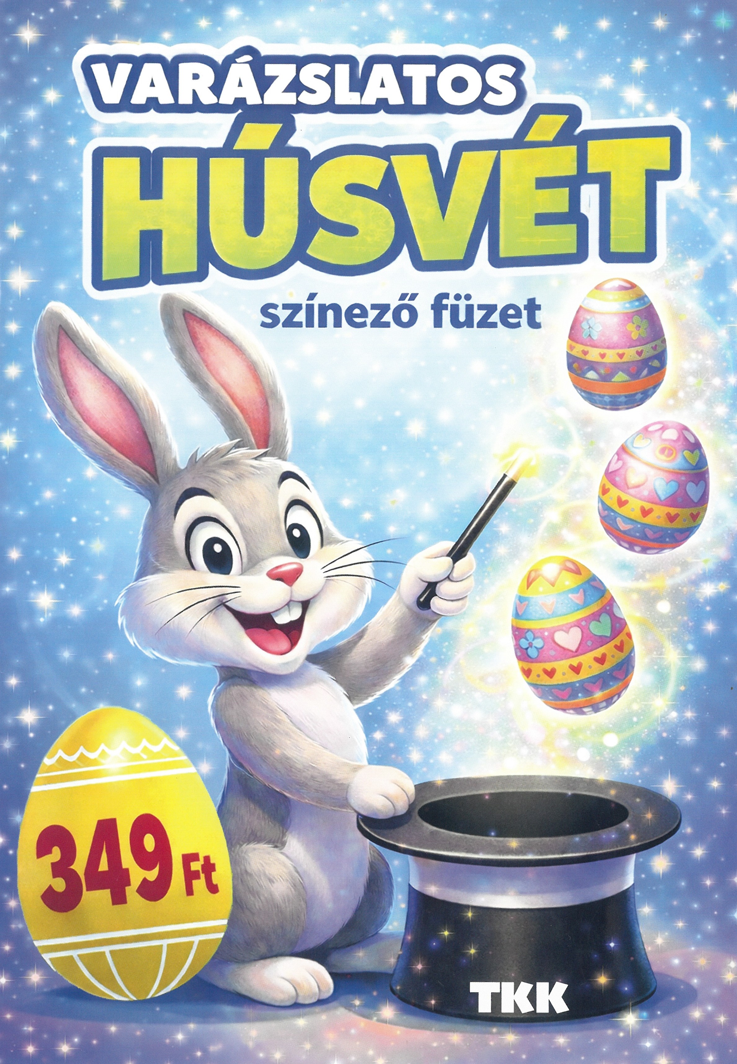 Húsvéti kifestő - Varázslatos húsvét színező füzet (ÚJ)