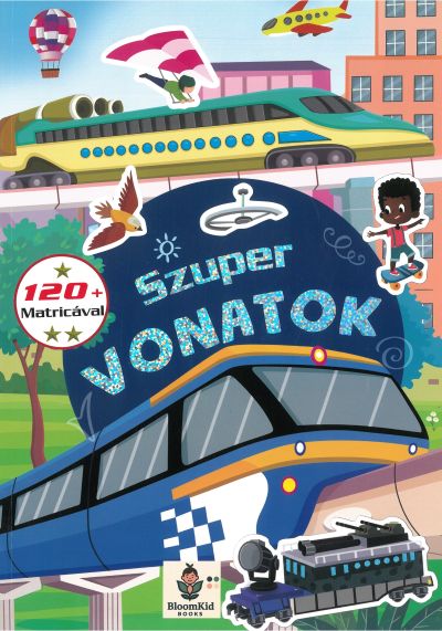 Szuper vonatok – 120 matricával